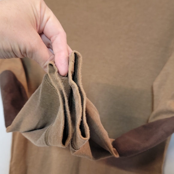 Lauren Ralph Lauren Brown Long Sleeve Knit Top - Picture 3 of 9